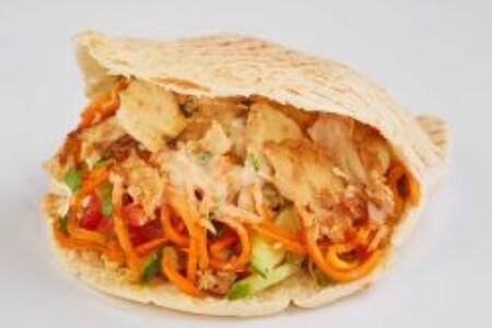 Шаверма в пите двойная