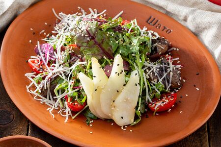 Салат с печенью