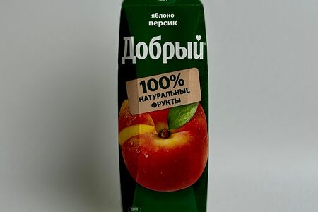 Сок добрый персик-яблоко