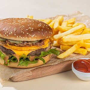 Бургер брекфаст