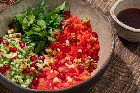 Рубленый салат из овощей