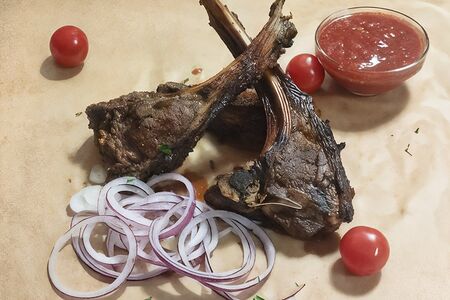 Шашлык из баранины на кости