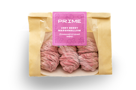 Домашний зефир с малиной