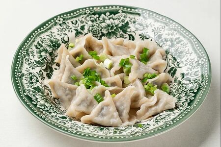 Вареники с зеленым луком и картофелем