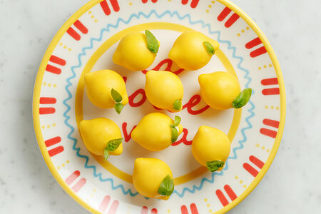 Домашняя лимонная конфета 