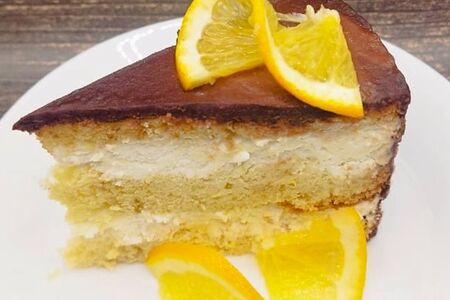 Десерт Апельсиновый в шоколаде