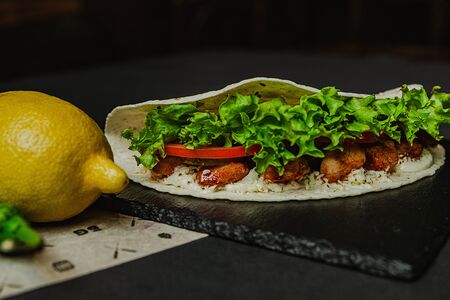 Кесадилья с куриным филе