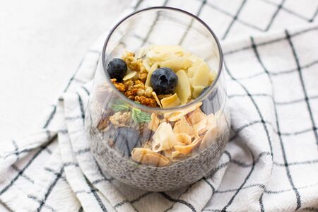 Кокосовый пудинг с чиа