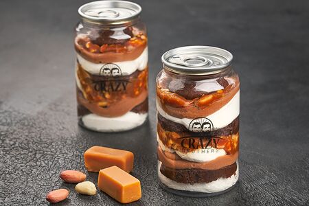 Банкейк Сникерс с арахисом