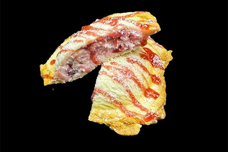 Сэндвич с клубникой и яблоком