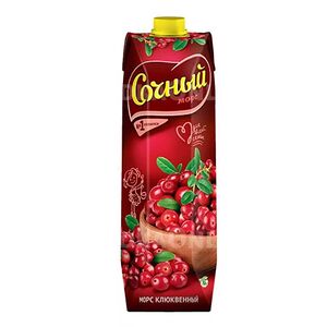 Морс Сочный клюквенный