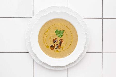 Крем-суп грибной