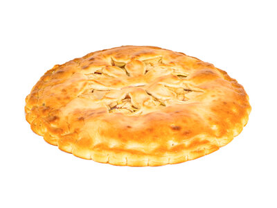 Пирог с яблоками и корицей
