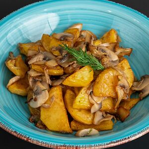 Картофель с грибами