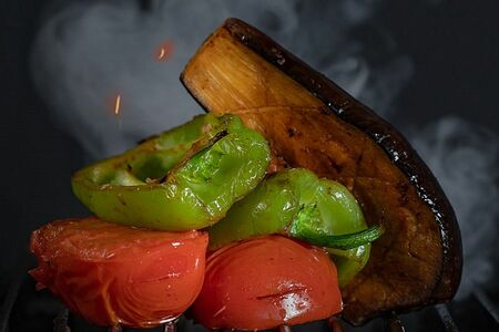 Овощи на углях