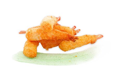 Креветки темпура