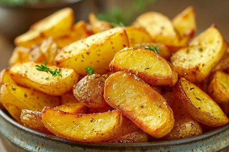 Малая порция картофельных долек в кожуре