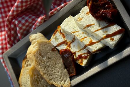 Жареный халуми