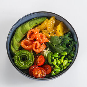 Поке с лососем