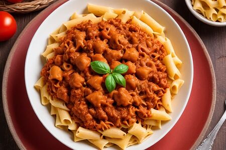 Макароны с гуляшом, говядина