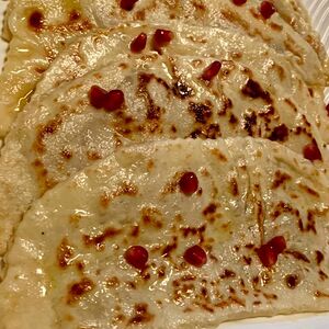 Кутаб с сыром и зеленью