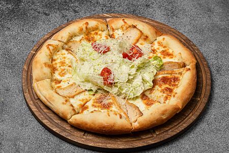 Пицца Цезарь с курицей