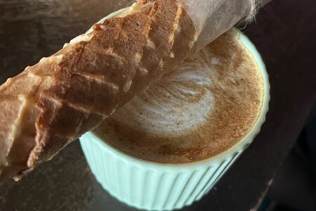 Трубочка со сгущенкой 