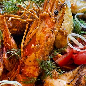 Лангустины на гриле M