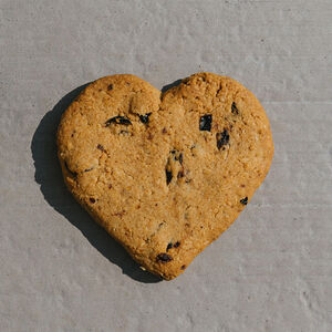 Овсяное безглютеновое печенье с изюмом без сахара 