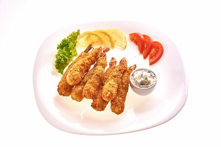 Креветки темпура