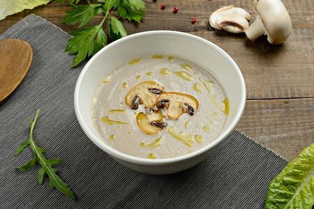 Крем-суп грибной