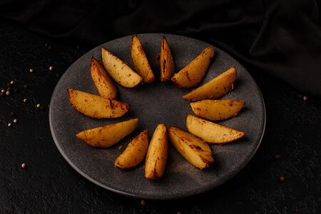 Картофель печеный без сала