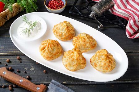 Манты жареные