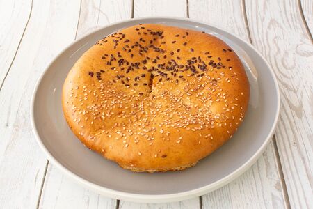 Пирог с капустой и фаршем