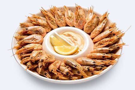 Магаданские креветки жареные