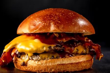 Бургер втроем