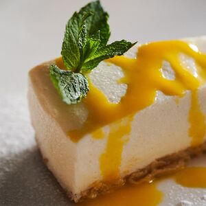 Сырный тарт с цедрой лимона