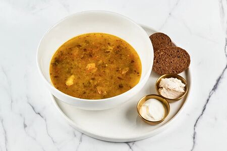 Щи зеленые со свининой 