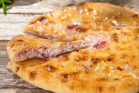 Пирог Творог и вишня