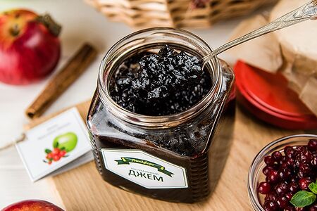 Джем брусника-яблоко