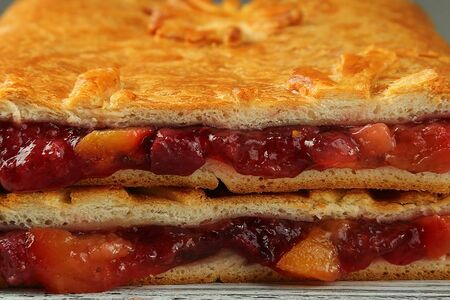 Клубничный с персиками 680 гр