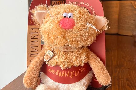 Игрушка кофейный кот Раф