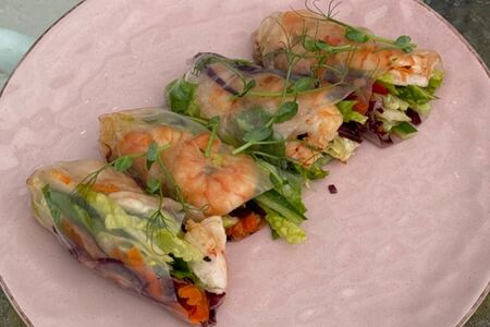 Спринг-роллы с креветкой