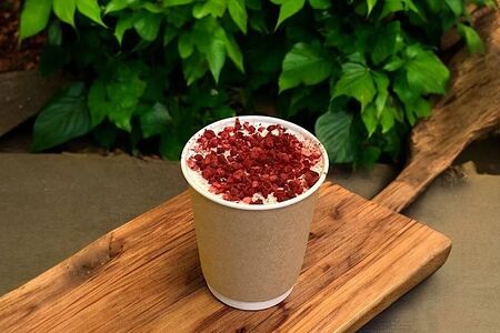 Малиновый латте