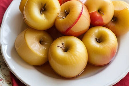 Яблоки мочёные по-домашнему