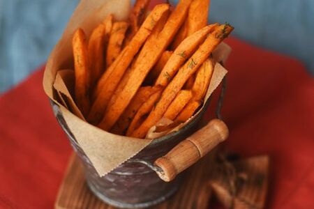 Батат фри с острым майо