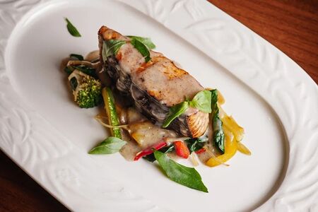 Лосось на гриле 