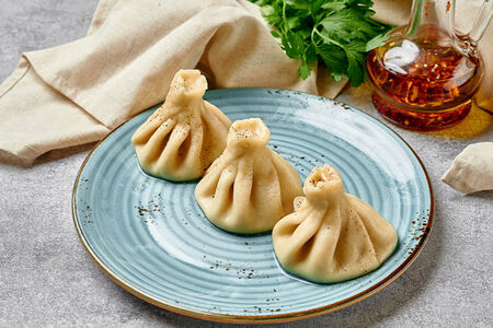 Хинкали с бараниной 