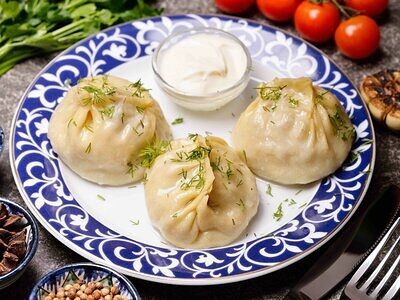 Манты с говядиной