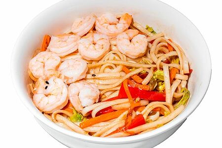 Удон с креветкой